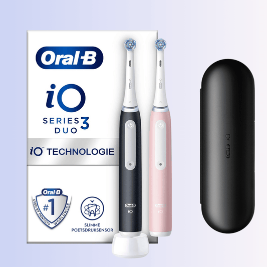 oral b io 3 duo afbeelding met twee tandenborstels